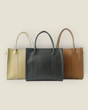 The Structured Everyday Work Tote with Top Handles